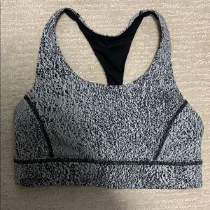 Lululemon racer back sports bra - hardly worn!